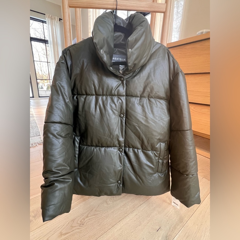 🔥NWT - Bagatelle NYC Vegan Puffer Jacket Size M - Picture 5 of 12